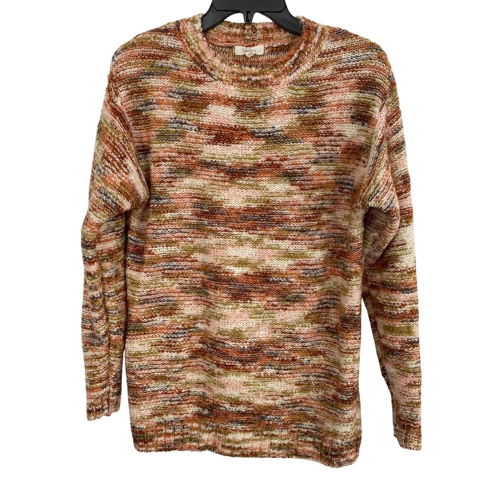 Peyton Primrose Space Dye Knit Sweater Casual Comfort Boho Aesthetic Small